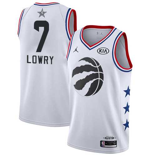 Nike Raptors #7 Kyle Lowry White NBA Jordan Swingman 2019 All-Star Game Jersey